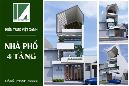 Nhà Ống 4 Tầng Hiện Đại VNANP 40026