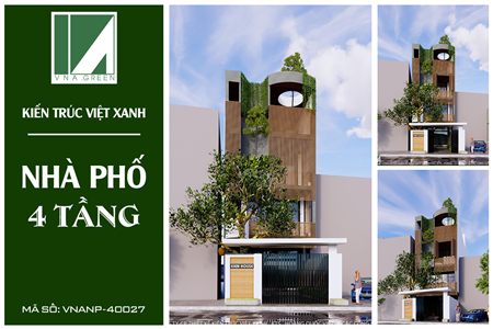 Nhà Ống 4 Tầng Đẹp VNANP 40027